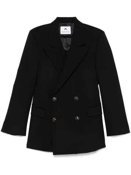 Keprové sako Marine Serre černé