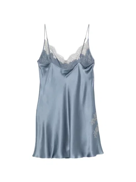 Rochie Carine Gilson din dantelă albastru
