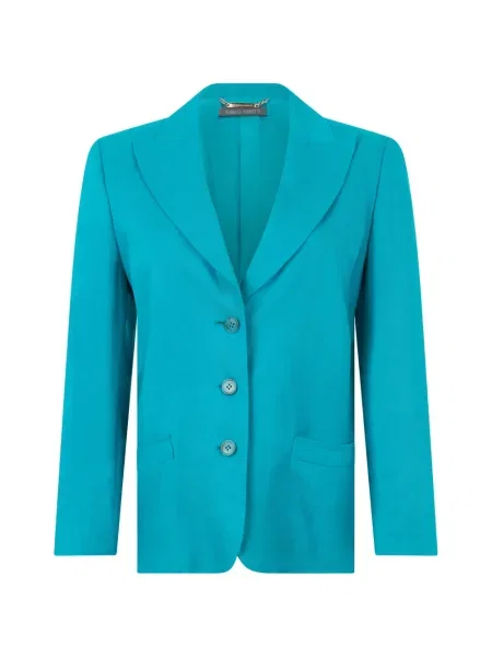 Sacou Alberta Ferretti de in albastru