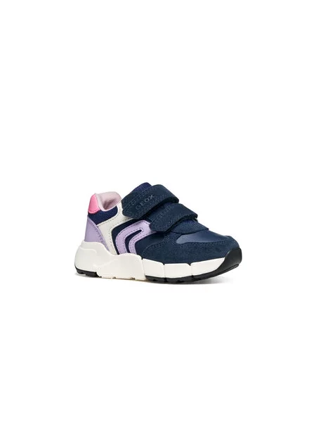 Sneakersy Geox B Flexyper Mini Girl S Tmavomodrá