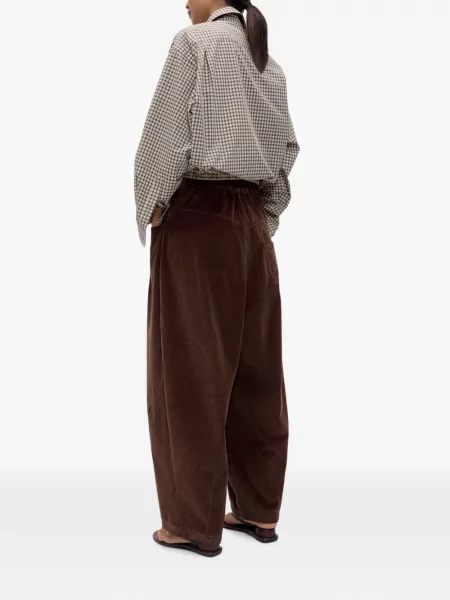 Pantaloni Cordera de catifea cord maro