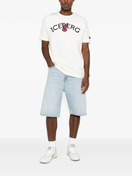 Tricou Iceberg cu autograf alb