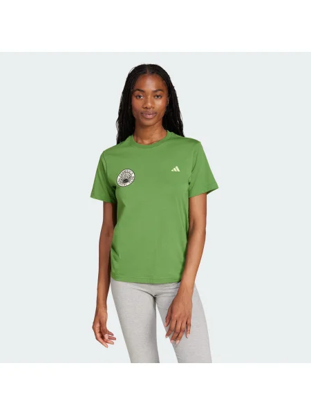 Adidas Majica FARM Graphic Regular Fit zelena
