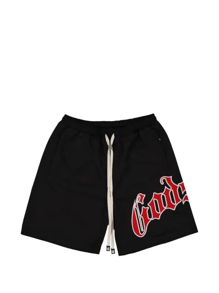 Pantaloni scurți Godspeed cu autograf cu cordon negru
