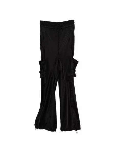 Pantaloni Yehuafan alergare cu cordon negru