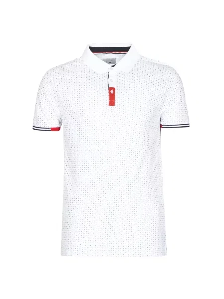 Polo majica Yurban s kratkimi rokavi bela