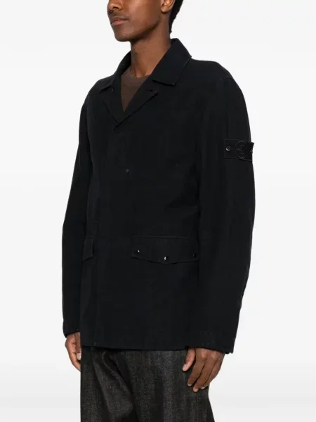 Geacă Stone Island cu strasuri albastru