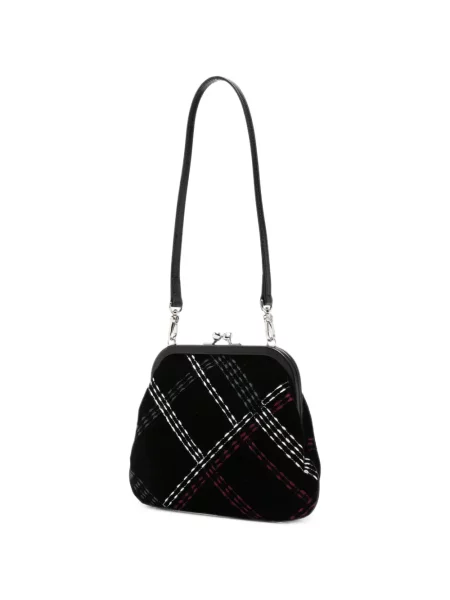 Καρό clutch Vivienne Westwood μαύρο