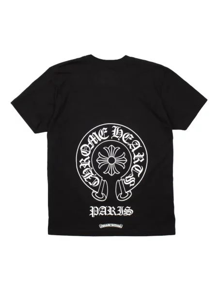 Тениска Chrome Hearts със сърца черно