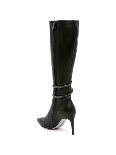 Botine Rene Caovilla din piele negru