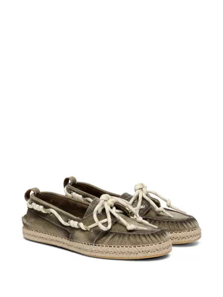 Mocasini Golden Goose din canvas alb