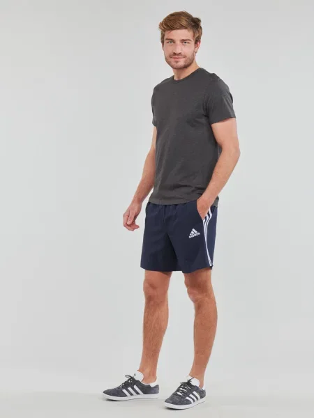 Csíkos rövidnadrág Adidas kék