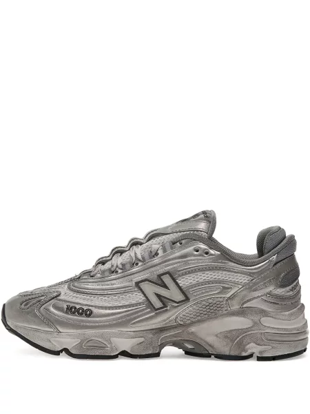 Zomšinės sportbačiai New Balance Fresh Foam su raišteliais pilka