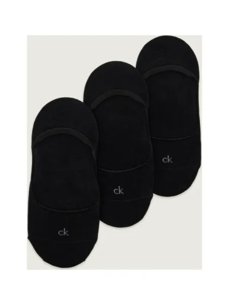 Calvin Klein Șosete/tălpici 3 pack negru