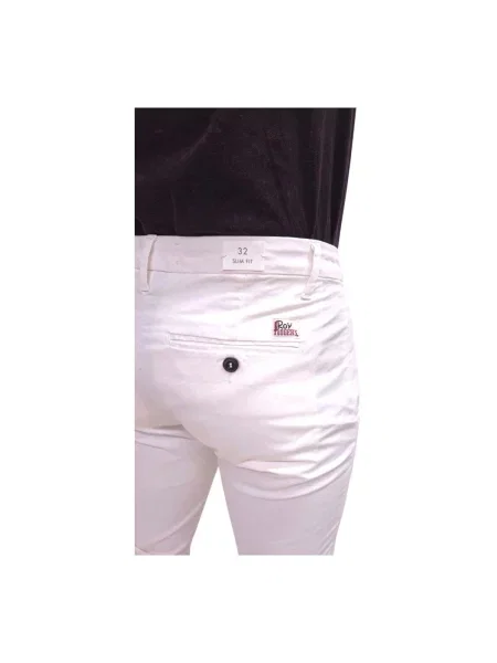 Pantaloni Roy Roger's alb