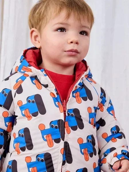 Bobo Choses Двостороння дитяча куртка Doggy Mate