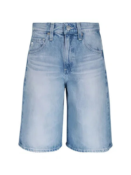 Pantaloni scurți din denim Ag Jeans albastru