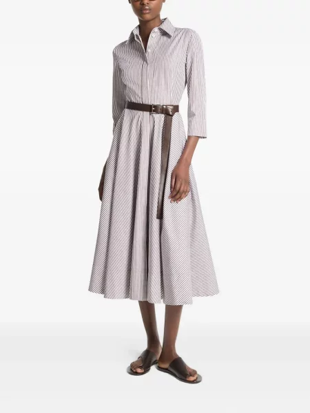 Curea Michael Kors Collection cu paiete de costum plisată negru