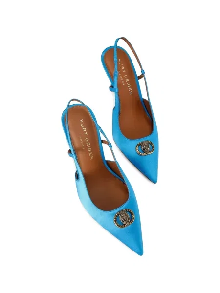 Pantofi cu toc Kurt Geiger London albastru