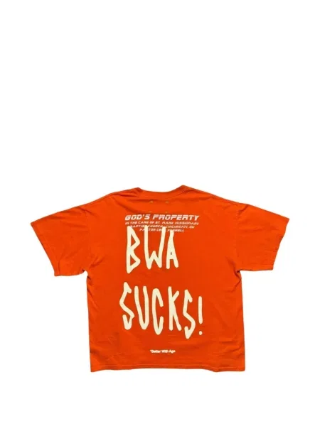 Tricou Better With Age cu imagine portocaliu