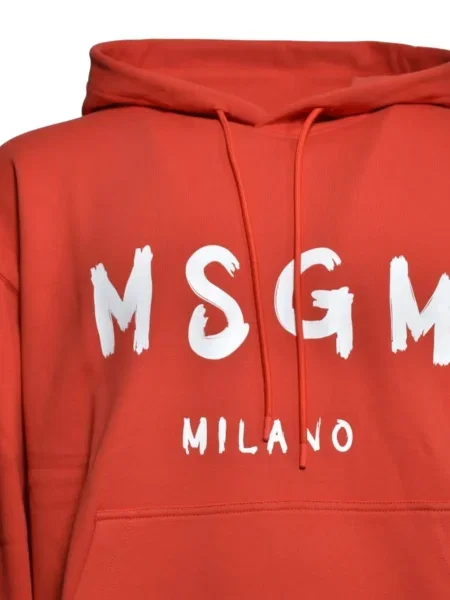 Hanorac cu glugă Msgm cu autograf roșu