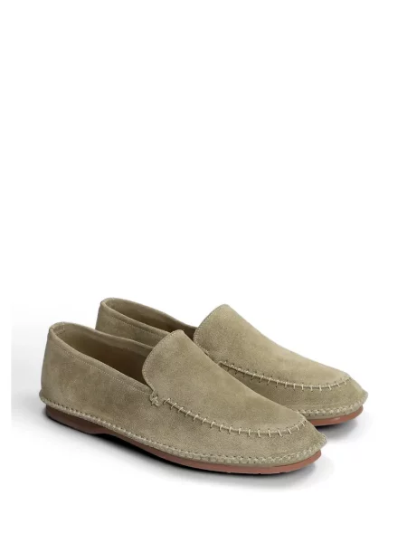 Chiloți Premiata din piele de căprioară slip-on verde