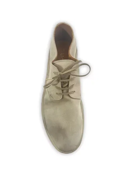 Pantofi derby Shoto din piele de căprioară gri