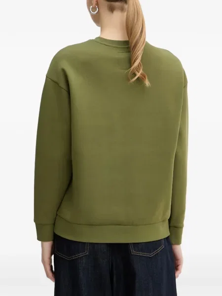 Hanorac Armani Exchange cu broderie verde