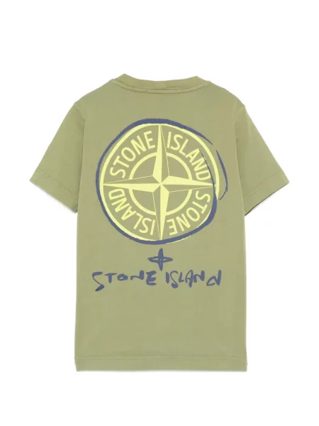 Koszulka dziecięca Stone Island zielona