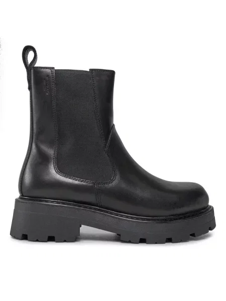 Vagabond Shoemakers sztyblety skórzane Cosmo na platformie lekko ocieplone czarny