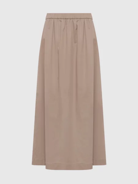 Спідниця максі з розрізами Peserico бежева