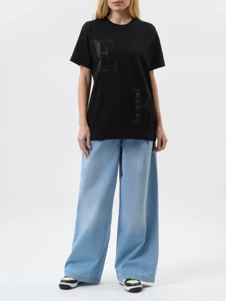 Футболка Elisabetta Franchi чорна