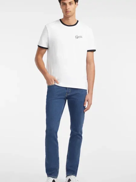 Прямі джинси Guess Jeans синій