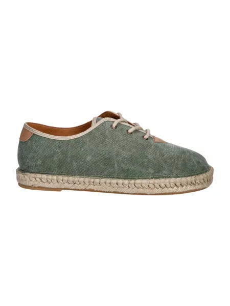 Espadryle Fly London skórzane zielone