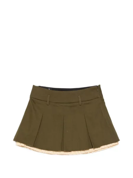 Fusta plisata R13 verde