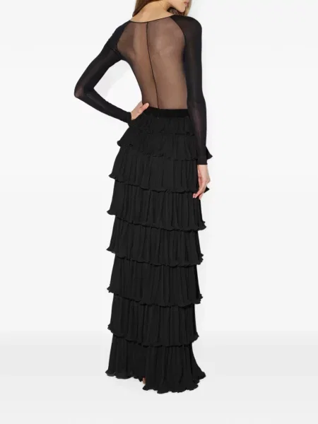 Body Elisabetta Franchi din jerseu negru