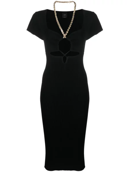 Rochie midi Pinko până la genunchi de costum negru