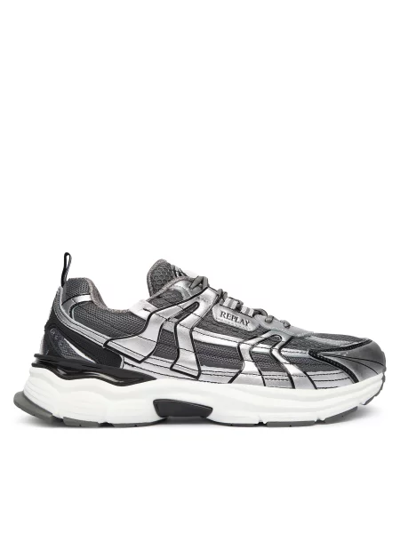 REPLAY Снікерcи срібний