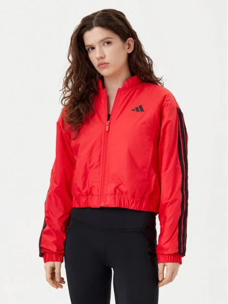ADIDAS SPORTSWEAR Geacă sport Essentials roșu negru
