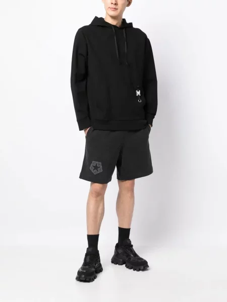 Pantaloni scurți Givenchy cu imagine negru
