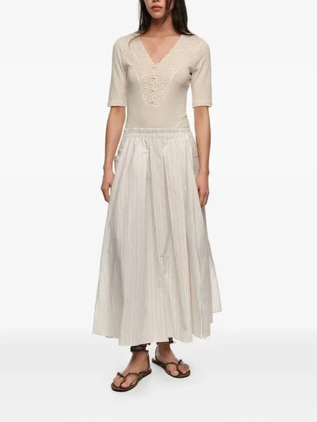 Fustă midi Bimba Y Lola cu dungi