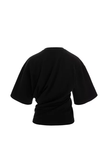 Tricou Seen Users asimetric negru