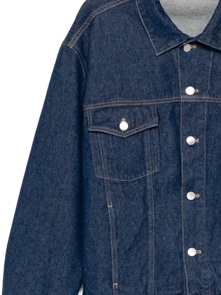 Geacă de blugi Maison Kitsune albastru