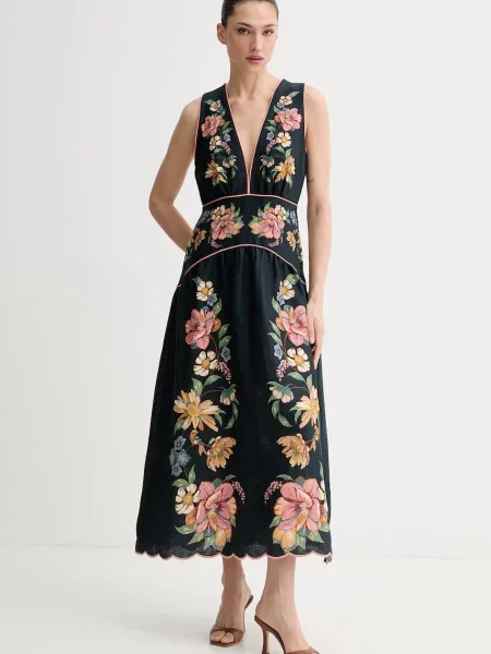 Farm Rio rochie de vară de in