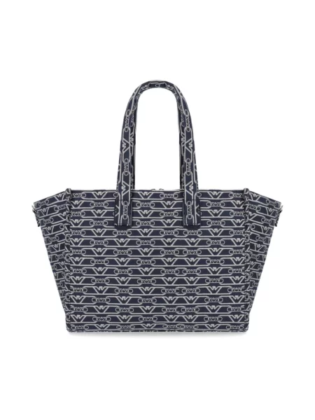 Emporio Armani Torebki Kobieta Wielobarwność ONE SIZE Torba Monogramowa czarna