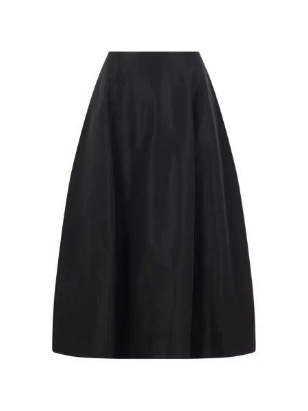 Tafta fustă midi Simone Rocha negru