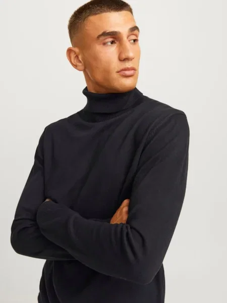 JACK & JONES Sveter čierna