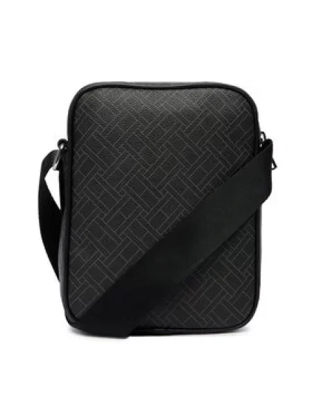 TOMMY HILFIGER Torba preko ramena siva crna