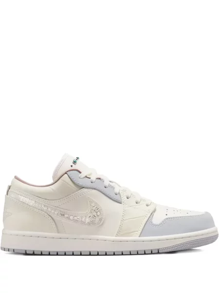 Sneakerși Jordan Air Jordan 1 cu perle alb