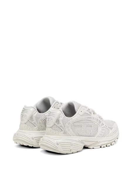 Stras sneakerși Diesel plasă gri